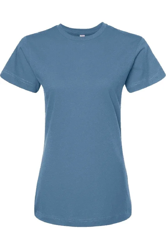 Tultex Women´s Classic Fit Fine Jersey T-Shirt Mesh Blend Leather Blend Suede Blend