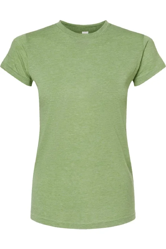 Tultex Women´s Poly-Rich Slim Fit T-Shirt Machine Wash Dry Clean Hand Wash