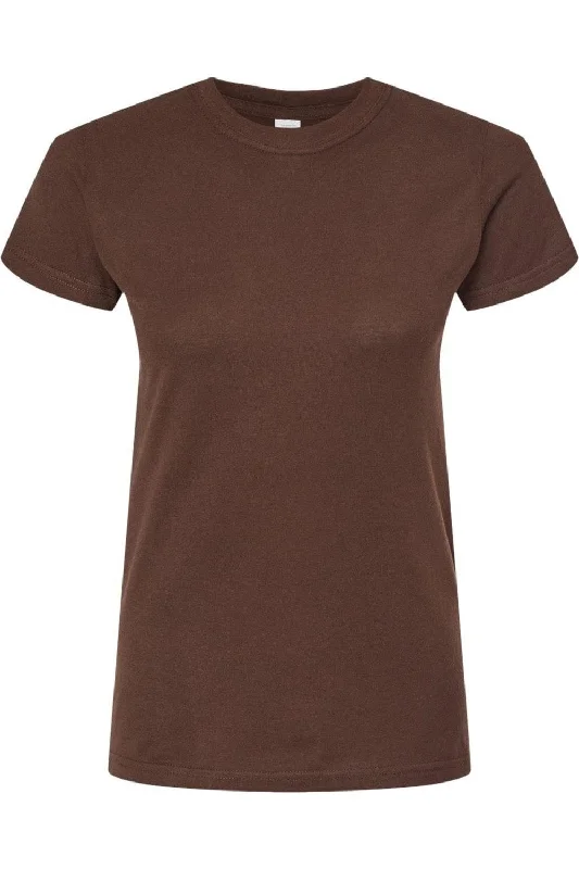 Tultex Women´s Slim Fit Fine Jersey T-Shirt Rayon Fabric Velvet Fabric Corduroy Fabric