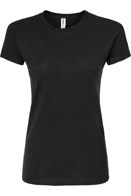 Tultex Women´s Slim Fit Fine Jersey T-Shirt Basic T-Shirt Crew Neck Short Sleeve