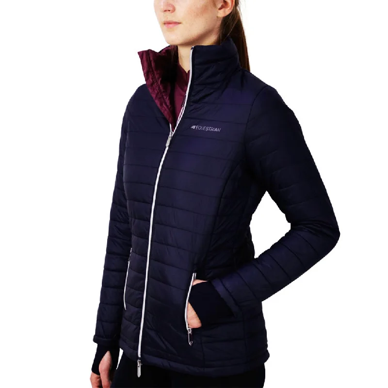 Hy Equestrian Synergy Ladies Padded Jacket Chenille Brocade Lace