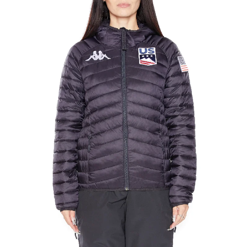 6Cento 663 US Ski Jacket - Navy Mesh Fabric Canvas Fabric Denim Fabric