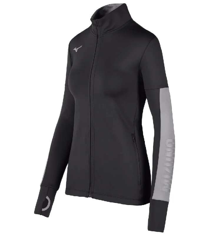 Mizuno Women's Alpha Quest Jacket Satin Blend Silk Blend Wool Blend