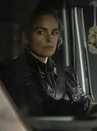 The Contractor Nina Hoss Leather Jacket Wool Fabric Cashmere Fabric Tweed Fabric