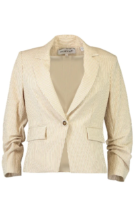 Aaliyah Dickey Jacket Spandex Blend Rayon Blend Denim Blend