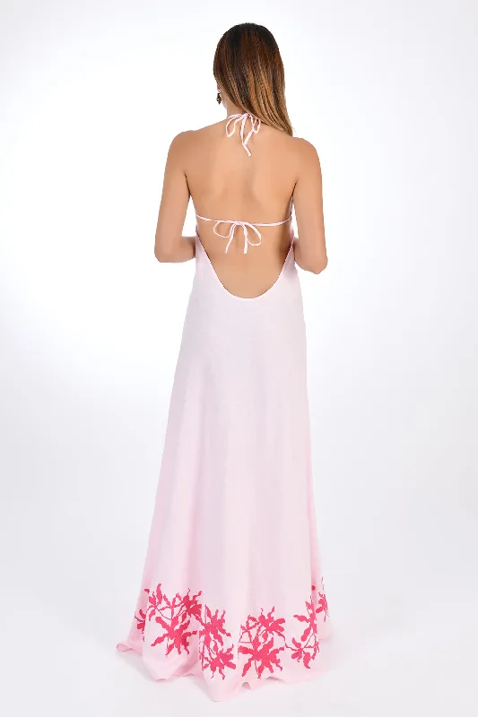 KORELI MAXI DRESS Marassa Collection by Fanm Mon Elegant Lace-Up Maxi Dress