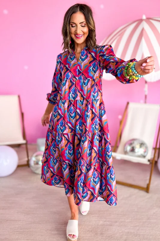 SSYS Navy Abstract Geo Print Long Sleeve Collared Maxi Dress Chic Summer Floral Maxi Dress SSYS Navy Abstract Geo Print Long Sleeve Collared Maxi Dress Chic Summer Floral Maxi Dress