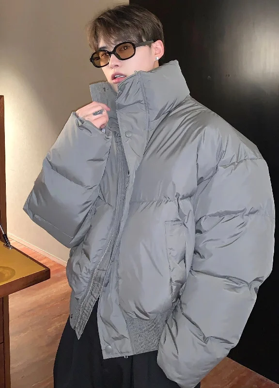Arjun Solid Color Zip Up Long Sleeve Turtleneck Puffer Jacket Trench Coat Raincoat Waterproof Jacket Arjun Solid Color Zip Up Long Sleeve Turtleneck Puffer Jacket Trench Coat Raincoat Waterproof Jacket
