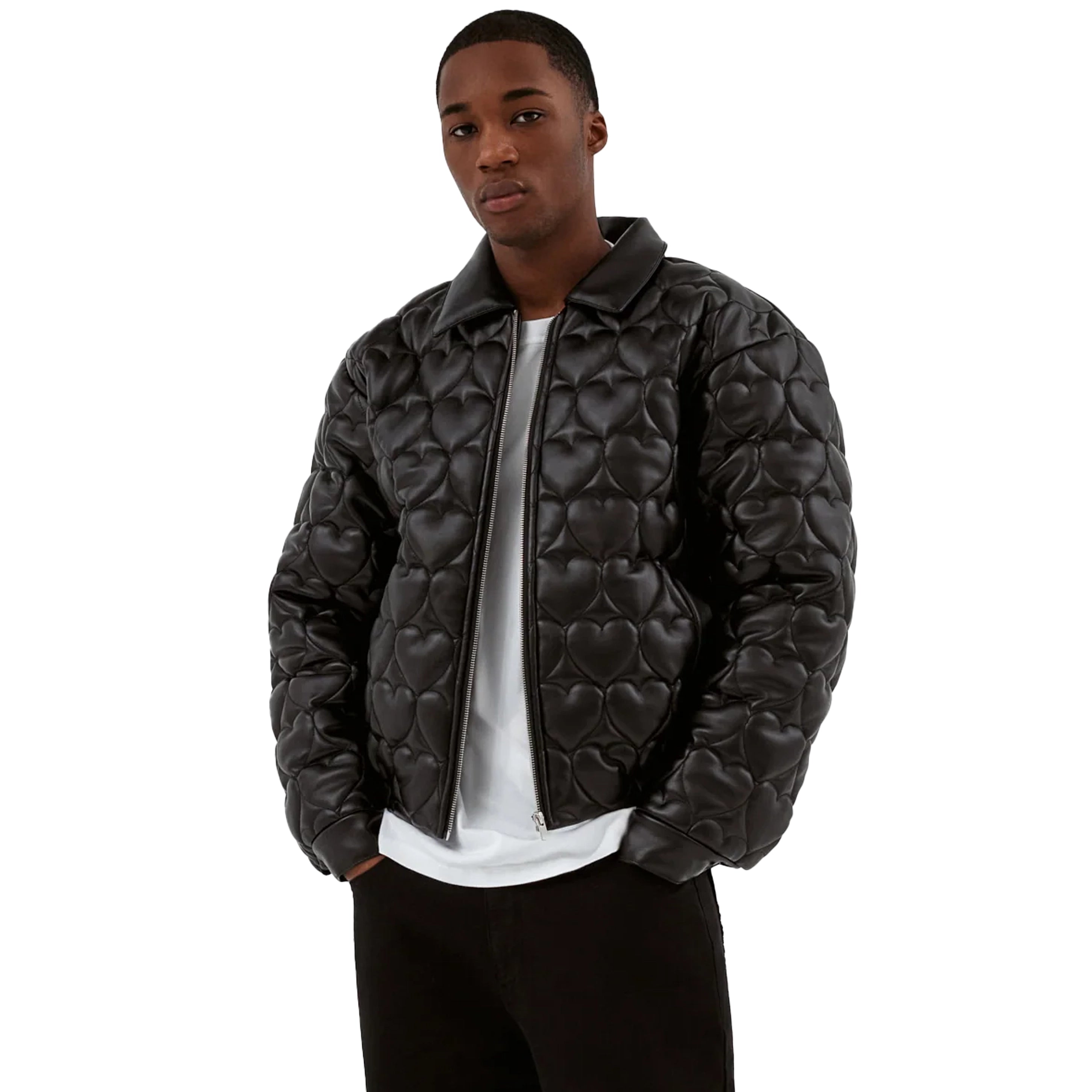 Arte Antwerp Jonah Padded Jacket - Black Stand-Up Collar Roll-Neck Collar Turtle Neck Arte Antwerp Jonah Padded Jacket - Black Stand-Up Collar Roll-Neck Collar Turtle Neck