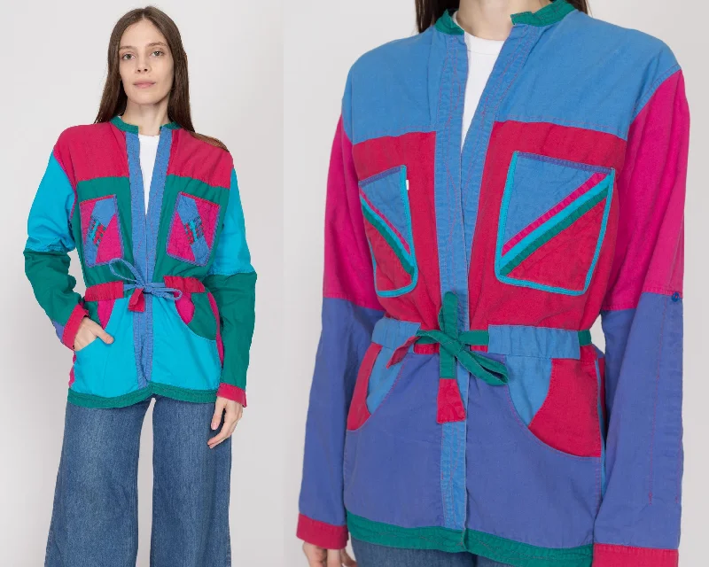 Large 80s Nepalese Reversible Color Block Jacket Plaid Jacket Tartan Jacket Houndstooth Jacket Large 80s Nepalese Reversible Color Block Jacket Plaid Jacket Tartan Jacket Houndstooth Jacket