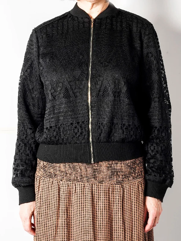 Sebaste Embroidered Lace Jacket Anorak Shell Jacket Lightweight Jacket