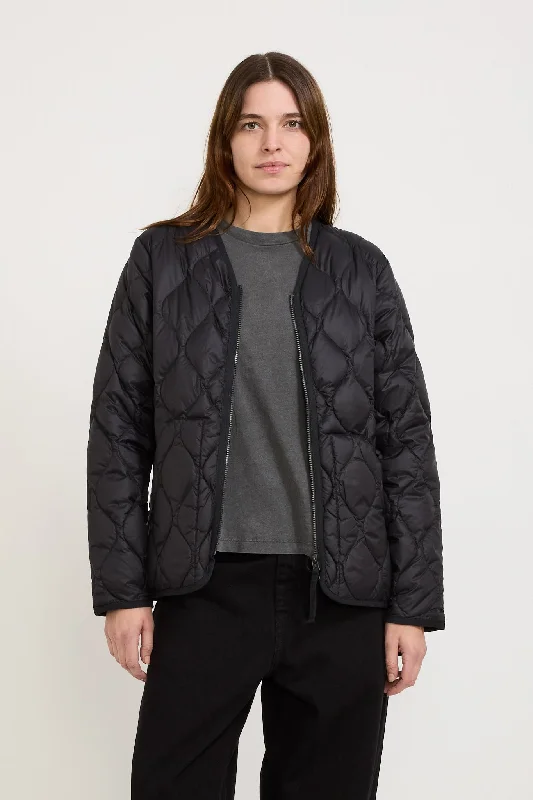 Military Zip V Neck Soft Shell Down Jacket Black Womens Nylon Fabric Polyester Fabric Spandex Fabric Military Zip V Neck Soft Shell Down Jacket Black Womens Nylon Fabric Polyester Fabric Spandex Fabric