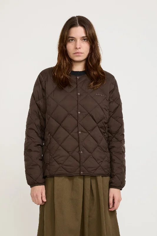Womens Gramicci x Taion Inner Down Jacket Dark Brown V-Neck Jacket Boat Neck Jacket Square Neck Jacket Womens Gramicci x Taion Inner Down Jacket Dark Brown V-Neck Jacket Boat Neck Jacket Square Neck Jacket