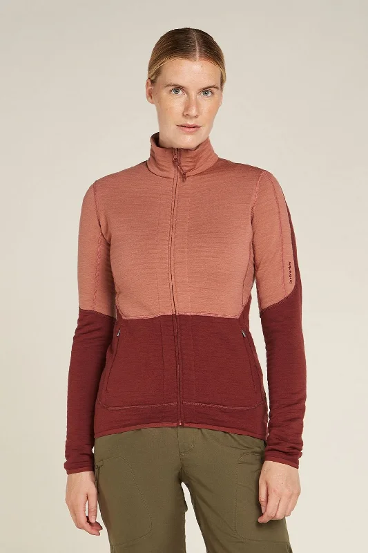 Womens Merino 400 RealFleece™ Descender LS Zip Jacket Cardigan Sweater Pullover