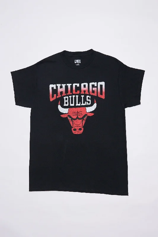 Chicago Bulls Graphic Relaxed Tee Rayon Fabric Velvet Fabric Corduroy Fabric