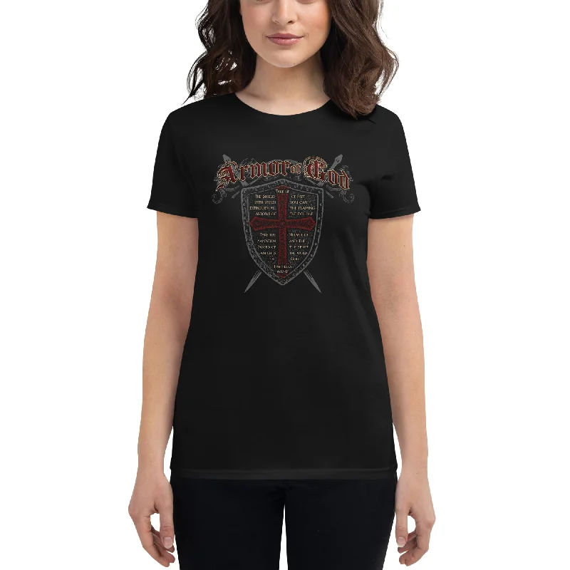 Armor of God Women's Tee Terry Blend Velvet Blend Canvas Blend