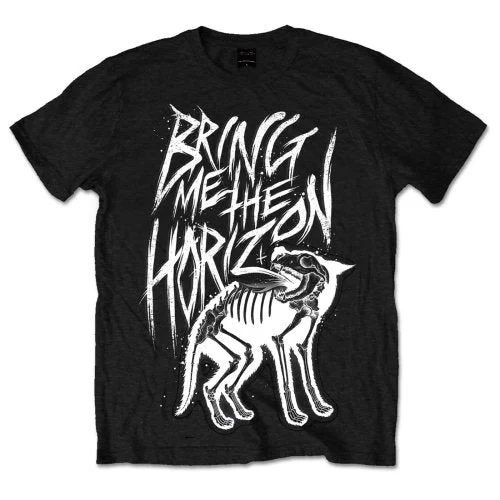 BRING ME THE HORIZON Attractive T-Shirt, Wolf Bones Cozy Warm Stylish