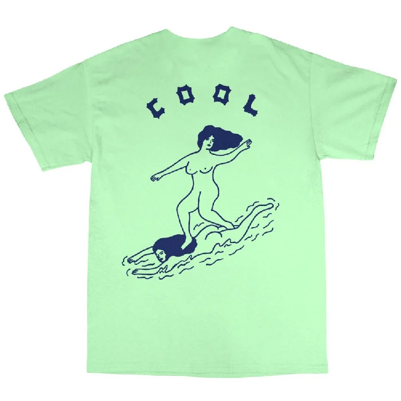 Cool Girls - Lime T-Shirt Seamless Knitted Crochet