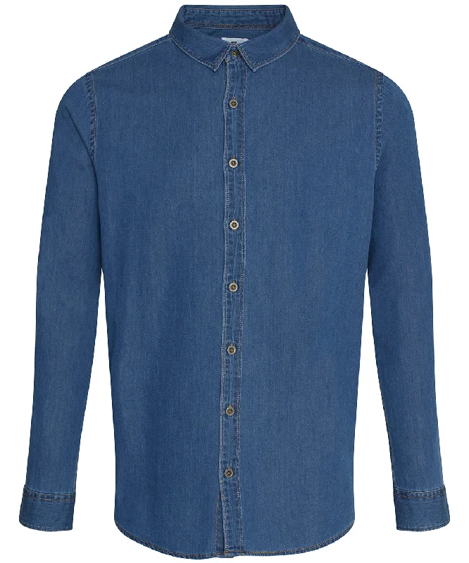 Dark Blue - Jack denim shirt Elasticated Padded Insulated