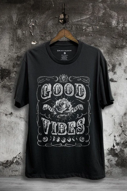 Good Vibes Jersey Tee Real Fur Shearling Chenille