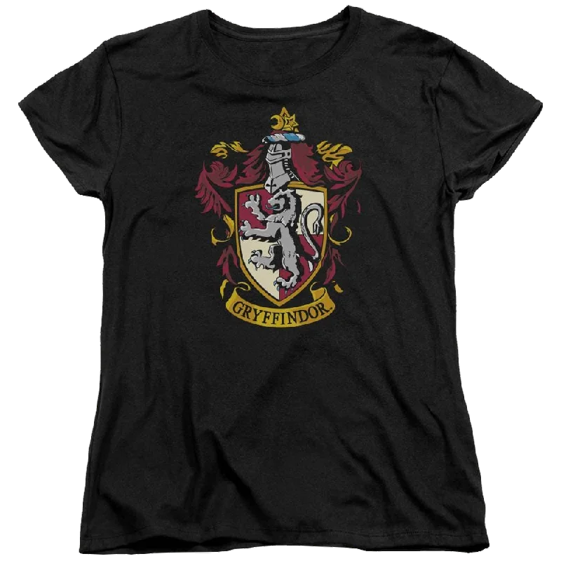 Harry Potter Gryffindor Crest Women's T-Shirt Chenille Blend Fleece Blend Nylon Blend