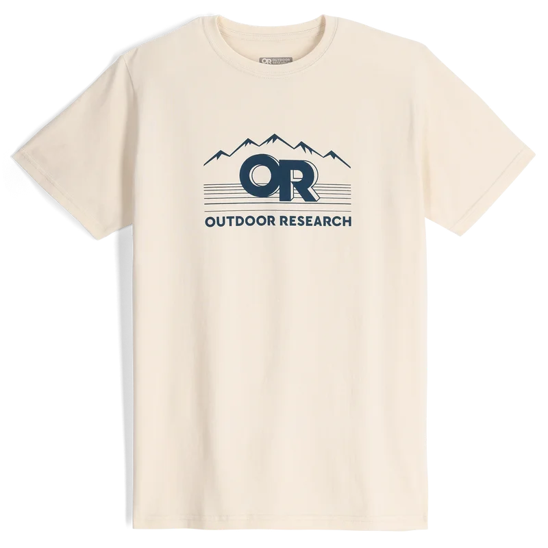 Outdoor Research Advocate Tee - Sand/Harbor - Unisex Lace Blend Ribbed Blend Corduroy Blend