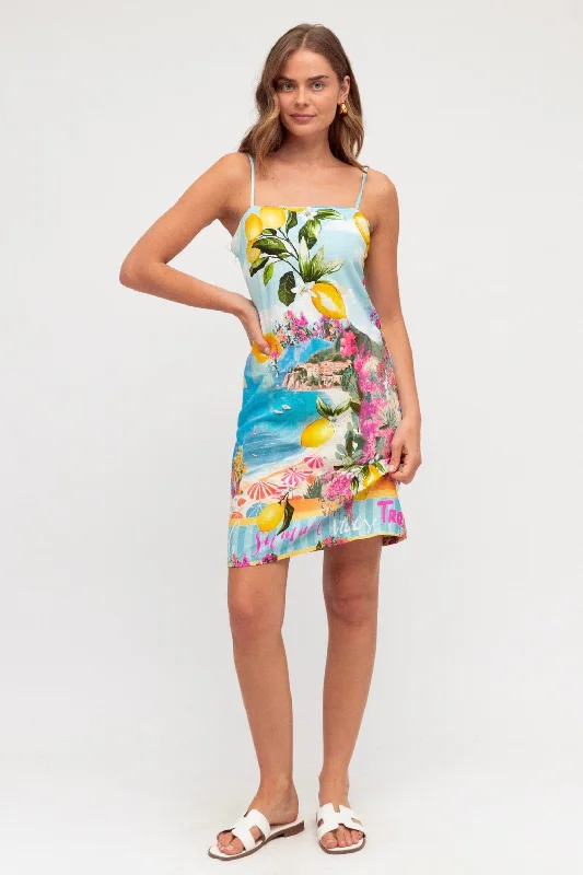 Limoncello Mini Dress Casual Mini Dress with Pockets