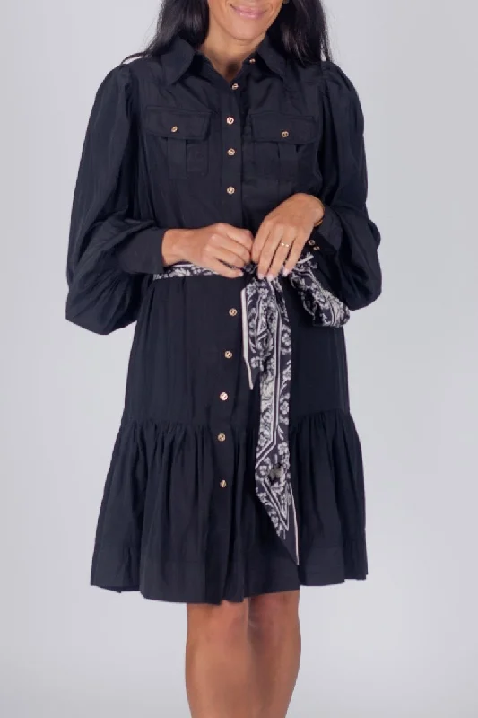 ALEX DRESS (BLACK) 37"