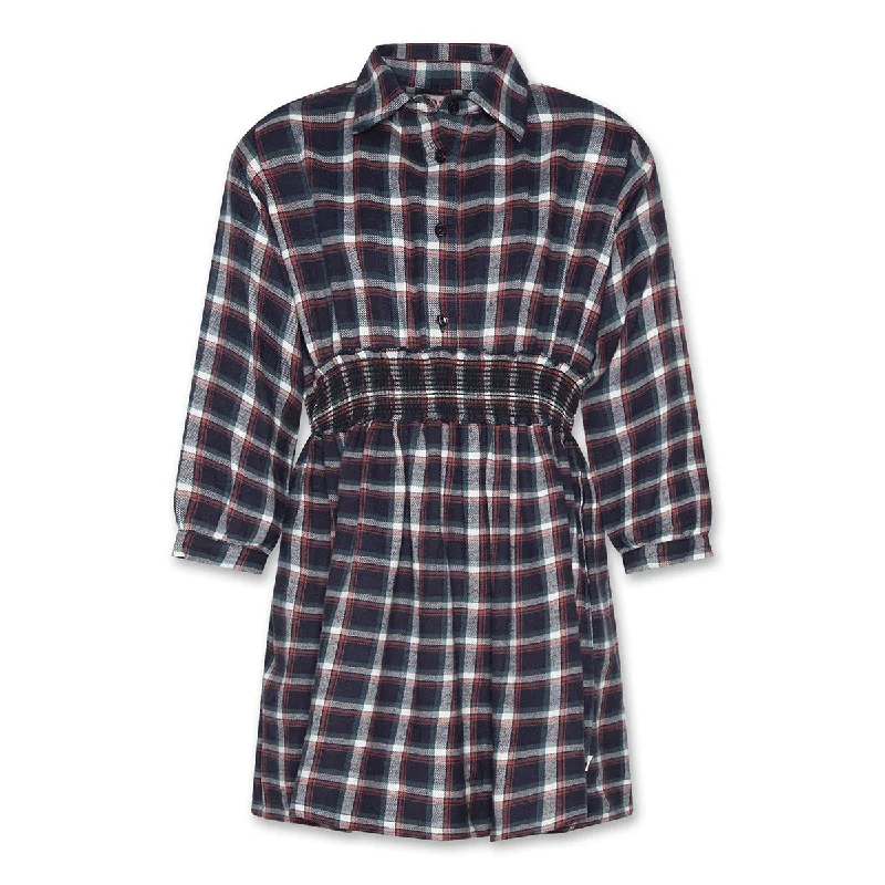 AO76 Nova Blue Check Dress