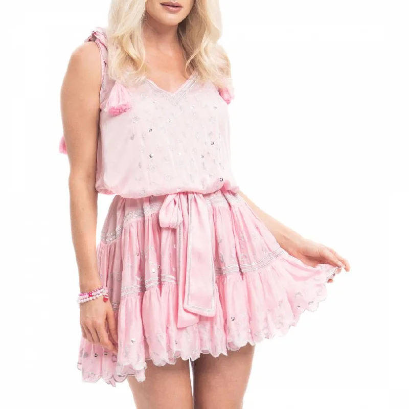 Bari Pink Silver Dress