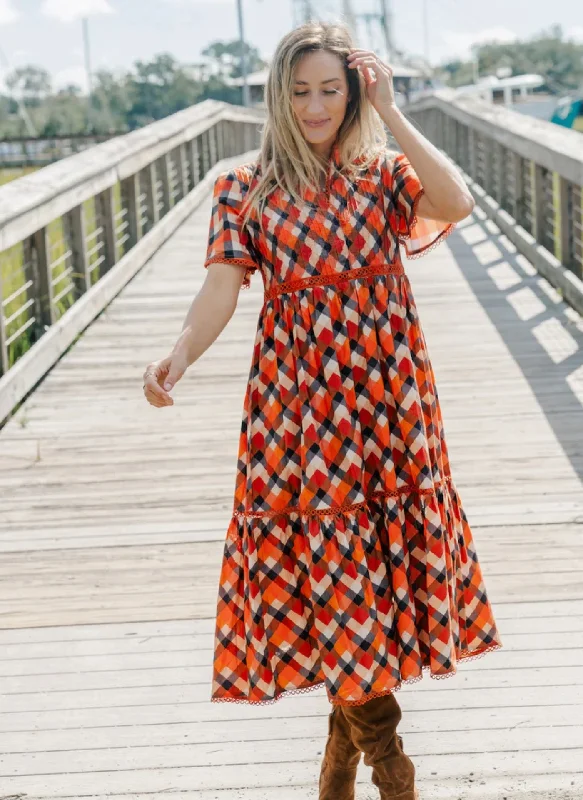 Brynley Dress- Spiced Apple
