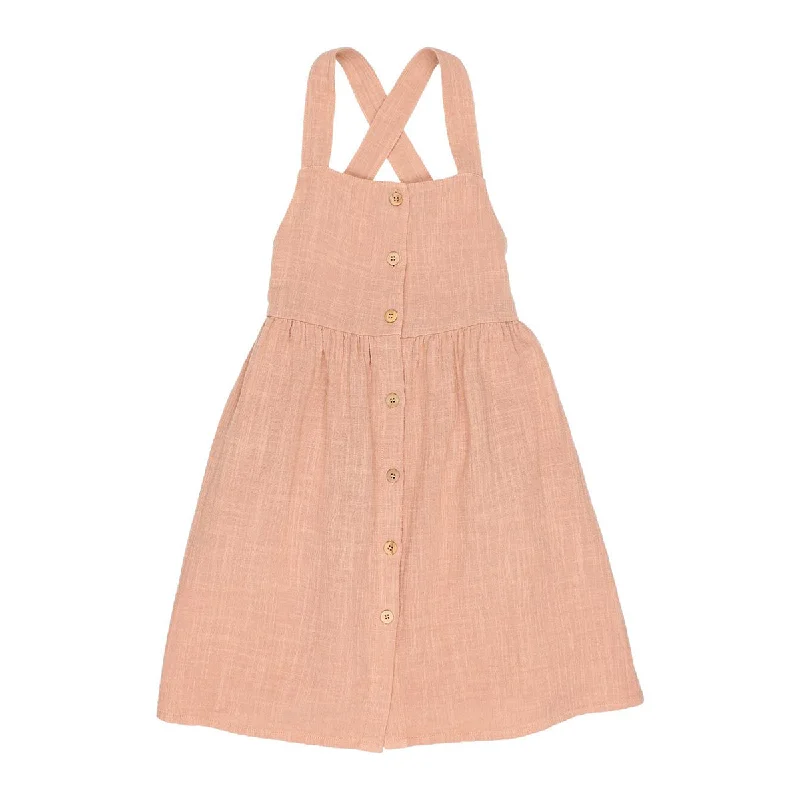 Búho Double Gauze Dungaree Dress