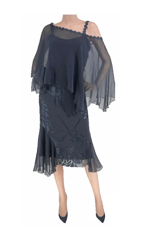 Devore Indigo Dress D1834H