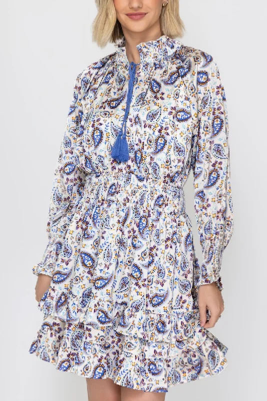 DITSY DRESS (BLUE) 36"