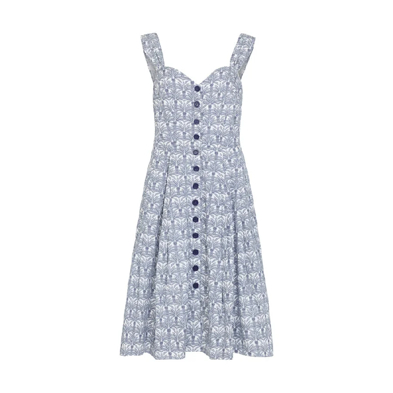 Jenny Botanical Palm Dress