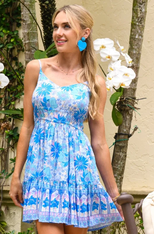 Daisy Dress / Blue-Lilac