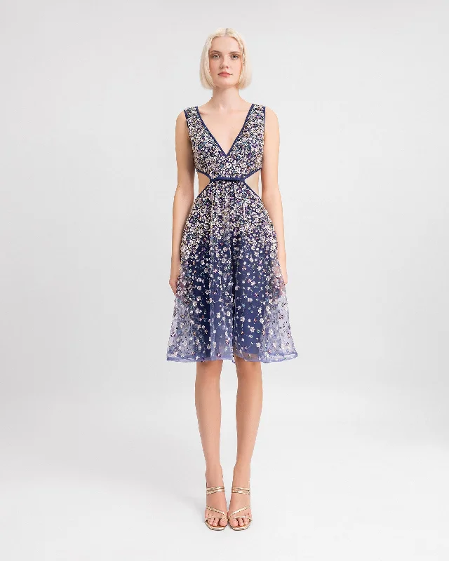 Side and Back Cut-Out Dress