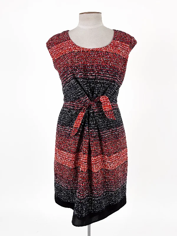Jacqui.E | Multicoloured Workwear Dress | Size 12