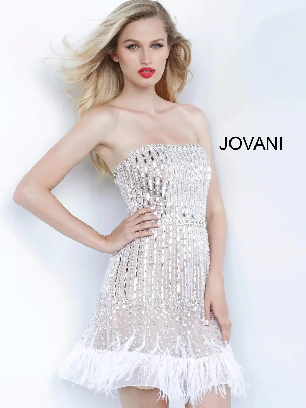 Jovani 67278 Short Cocktail Beaded Dress