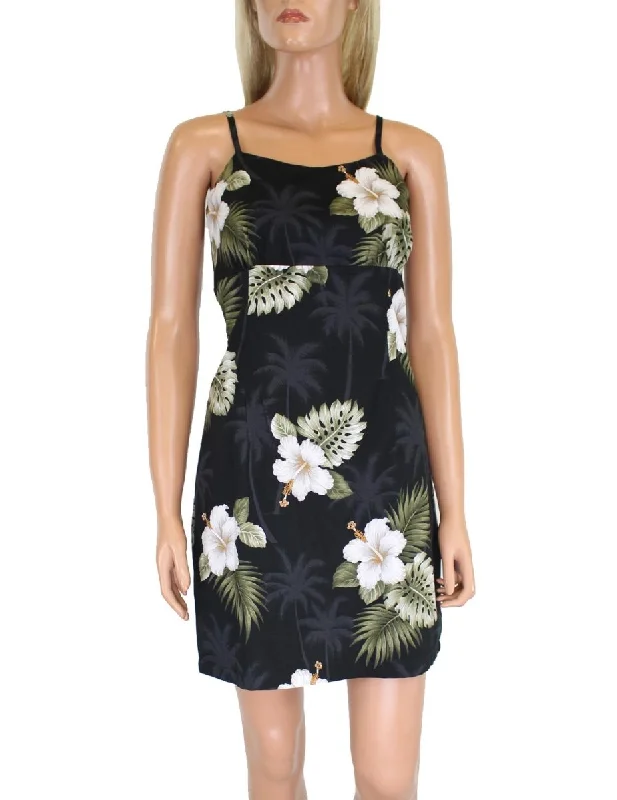 Ka Pua Short Spaghetti Beach Aloha Dress