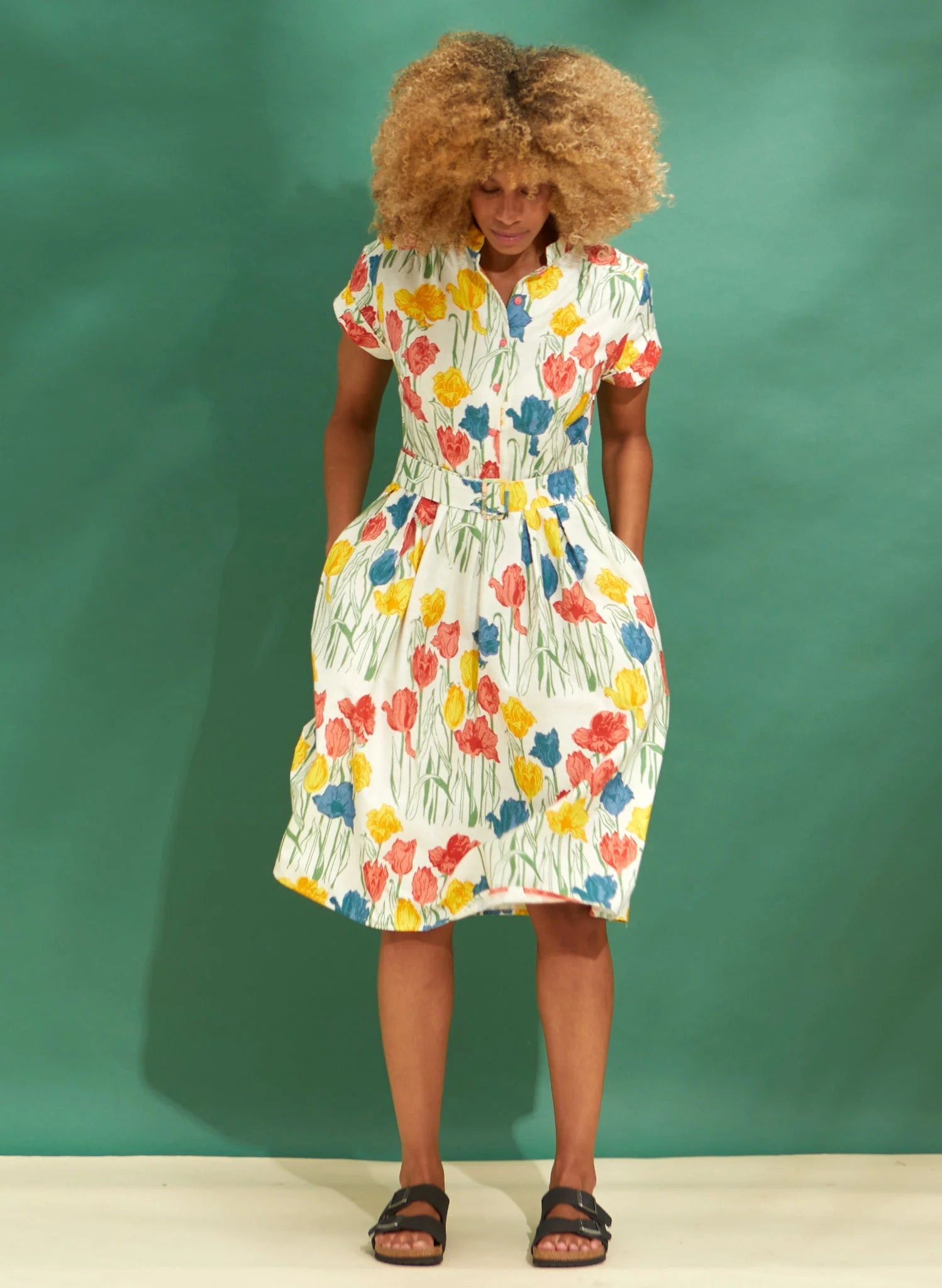 Louise Tulip Organic Dress