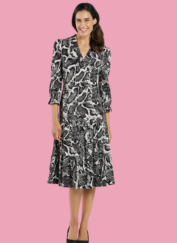 Maggie Python Dress