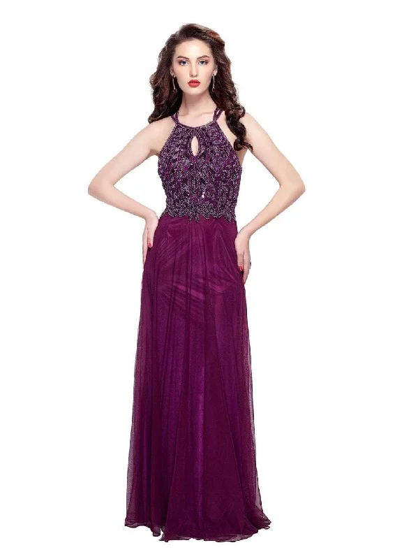 Primavera Couture - Strappy Halter Keyhole Dress 3005SC
