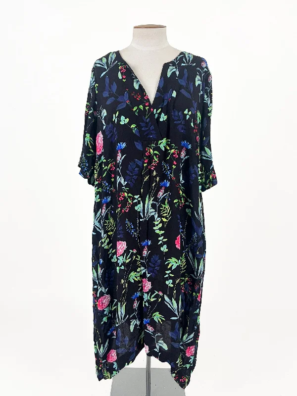 Sara | Multicoloured Casual/Workwear Dress | Size 18