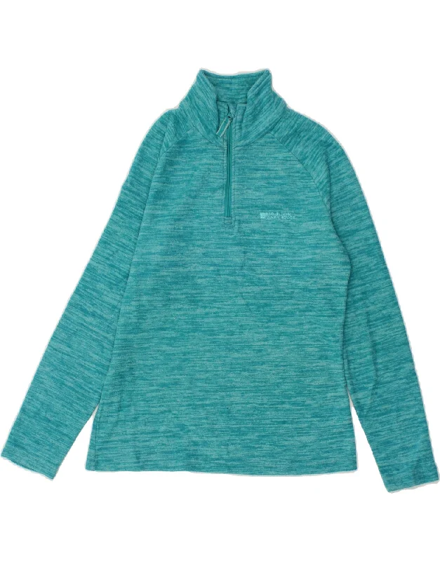 MOUNTAIN WAREHOUSE Womens Fleece Jumper UK 10 Small Turquoise Polyester Velvet Chenille Corduroy MOUNTAIN WAREHOUSE Womens Fleece Jumper UK 10 Small Turquoise Polyester Velvet Chenille Corduroy