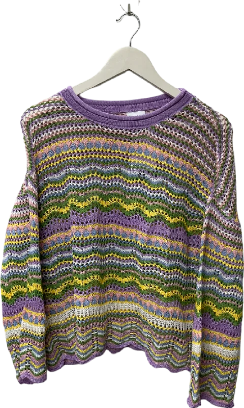 Kiwi & Co. Multicoloured Crew Neck Jumper No Size Zippered Front Buttoned Front Snap Front Kiwi & Co. Multicoloured Crew Neck Jumper No Size Zippered Front Buttoned Front Snap Front
