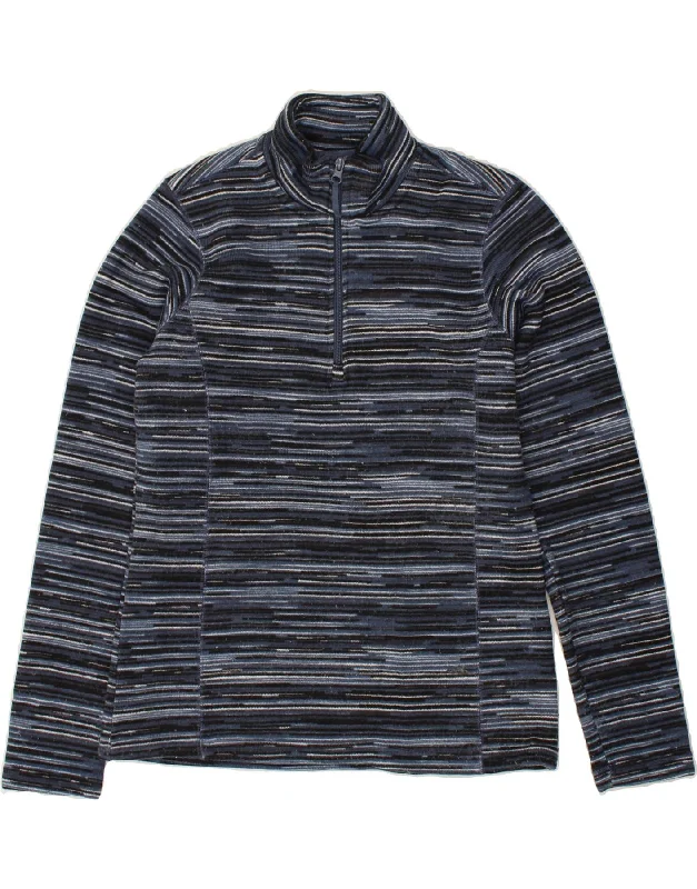 MOUNTAIN WAREHOUSE Womens Fleece Jumper UK 12 Medium Navy Blue Pinstripe Polka Dot Checkered Tartan MOUNTAIN WAREHOUSE Womens Fleece Jumper UK 12 Medium Navy Blue Pinstripe Polka Dot Checkered Tartan
