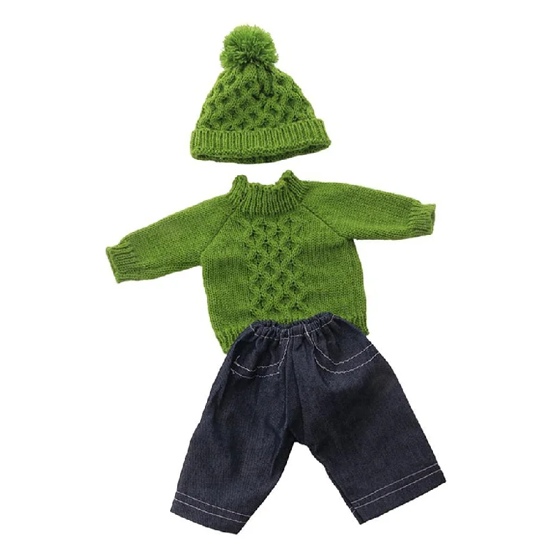 Maxbell 18inch Doll Winter Outfits Sweater Jeans Hat Set for Dolls Toy Chic Vintage-Inspired Denim Jeans Maxbell 18inch Doll Winter Outfits Sweater Jeans Hat Set for Dolls Toy Chic Vintage-Inspired Denim Jeans