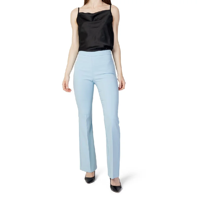 Blue Polyester Jeans & Pant Elegant Skinny Leg Jeans