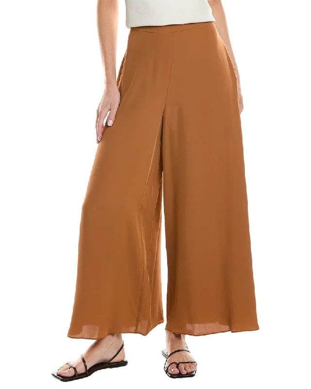 Lafayette 148 New York Sadie Silk Swing Pant Elegant Wool Trousers